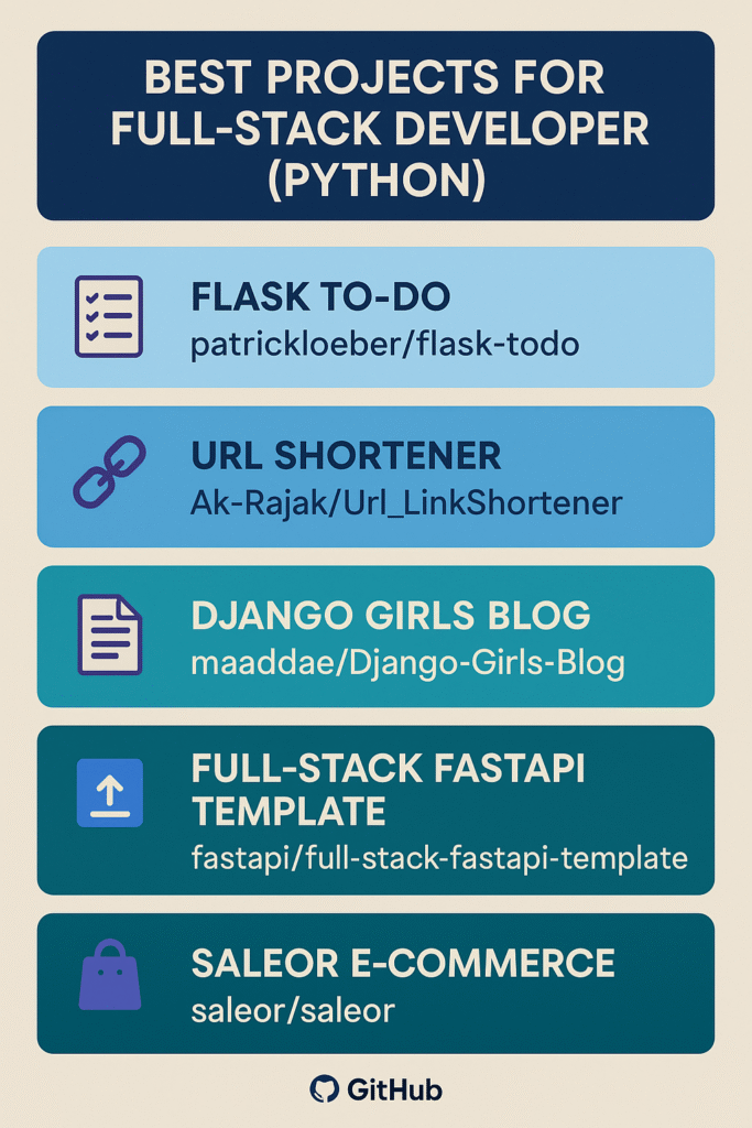 5 Python + SQL Web Development Projects to Go from Beginner to Expert
